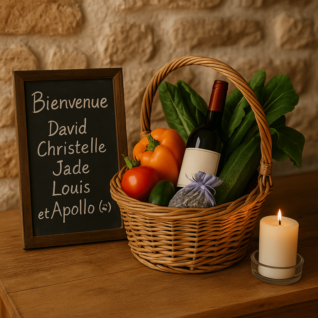 gites de france drome - panier bienvenue